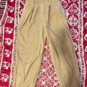 BDG Women's Tan and Cream Trousers